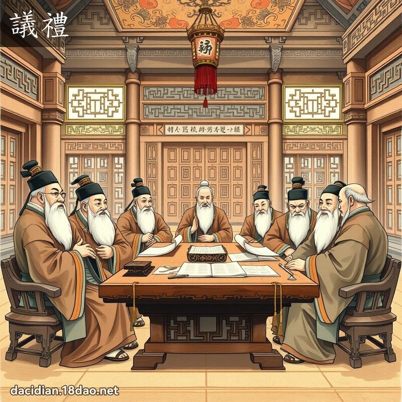 议礼 - 国语大辞典配图