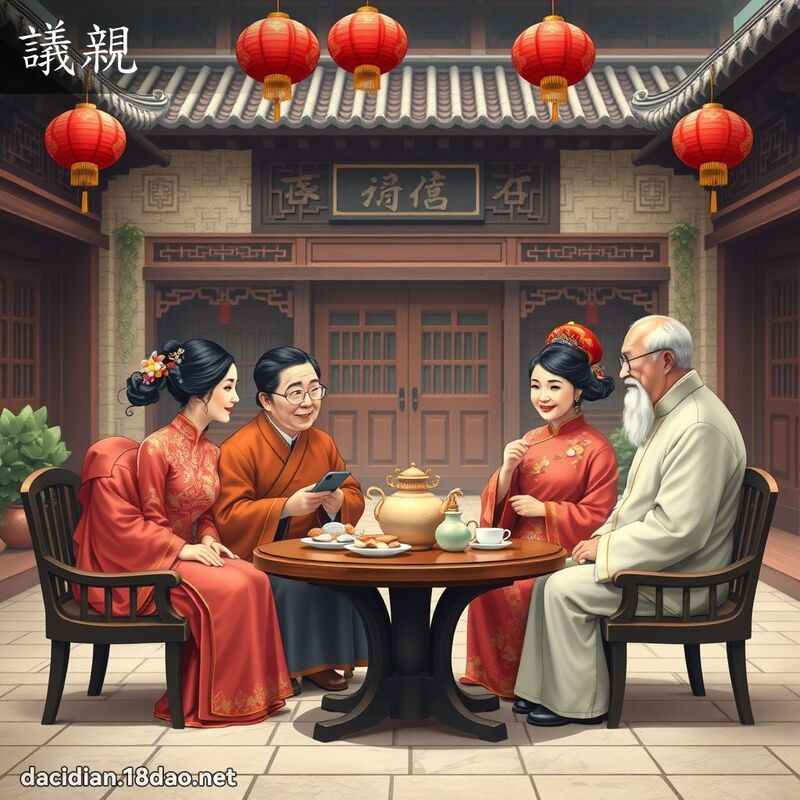 议亲 - 国语大辞典配图