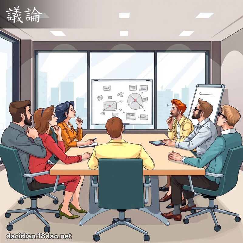 議論 - 國語大辭典配圖