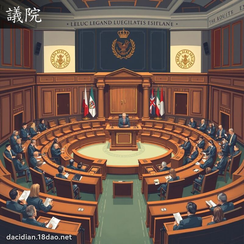 議院 - 國語大辭典配圖