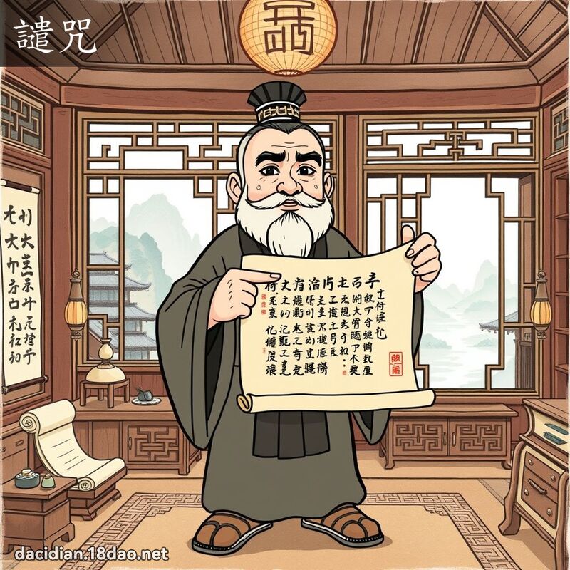谴咒 - 国语大辞典配图