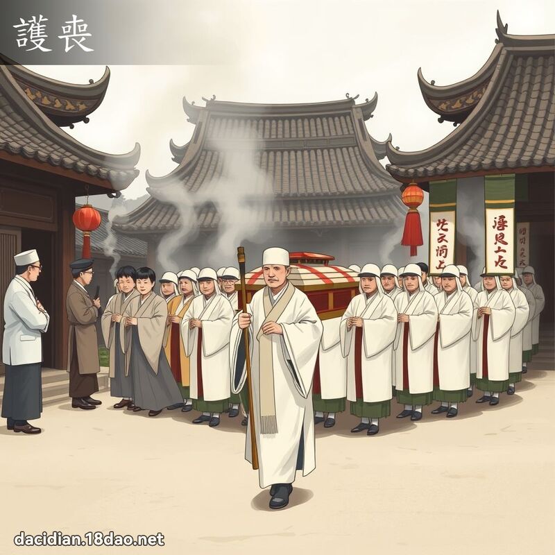 護喪 - 國語大辭典配圖