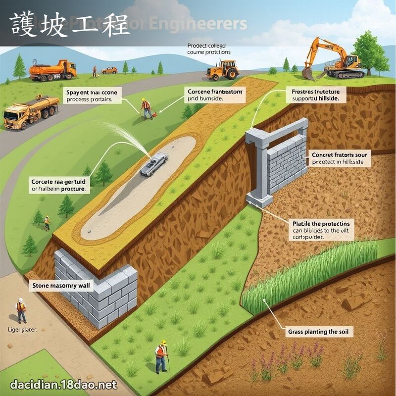 护坡工程 - 国语大辞典配图
