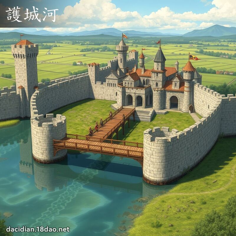 護城河 - 國語大辭典配圖