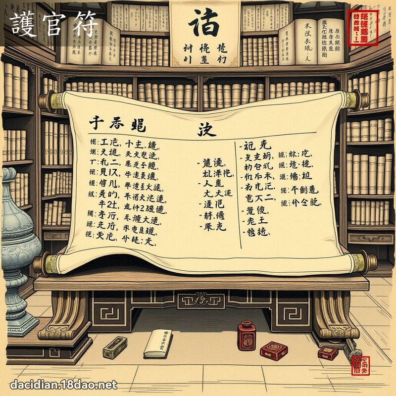 護官符 - 國語大辭典配圖