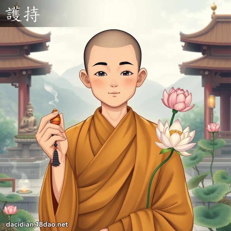 护持 - 国语大辞典配图
