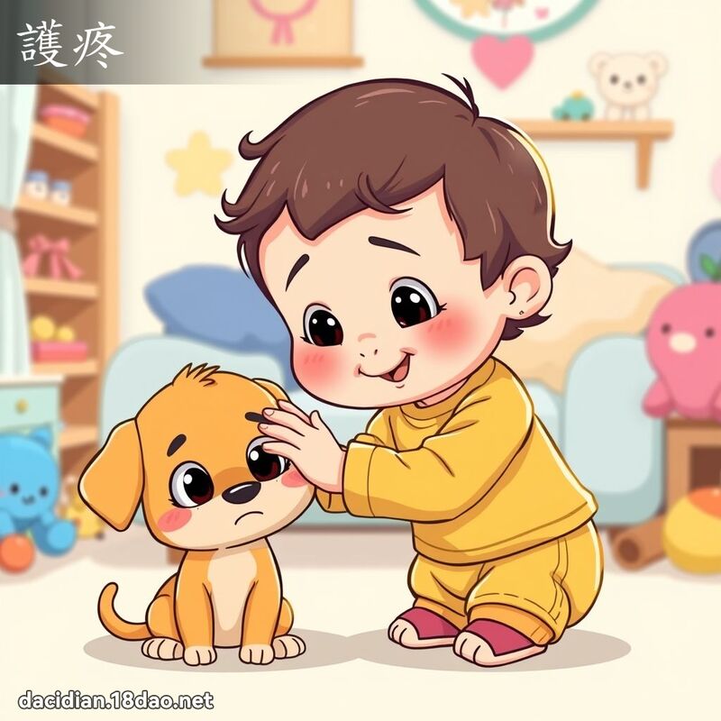 護疼 - 國語大辭典配圖