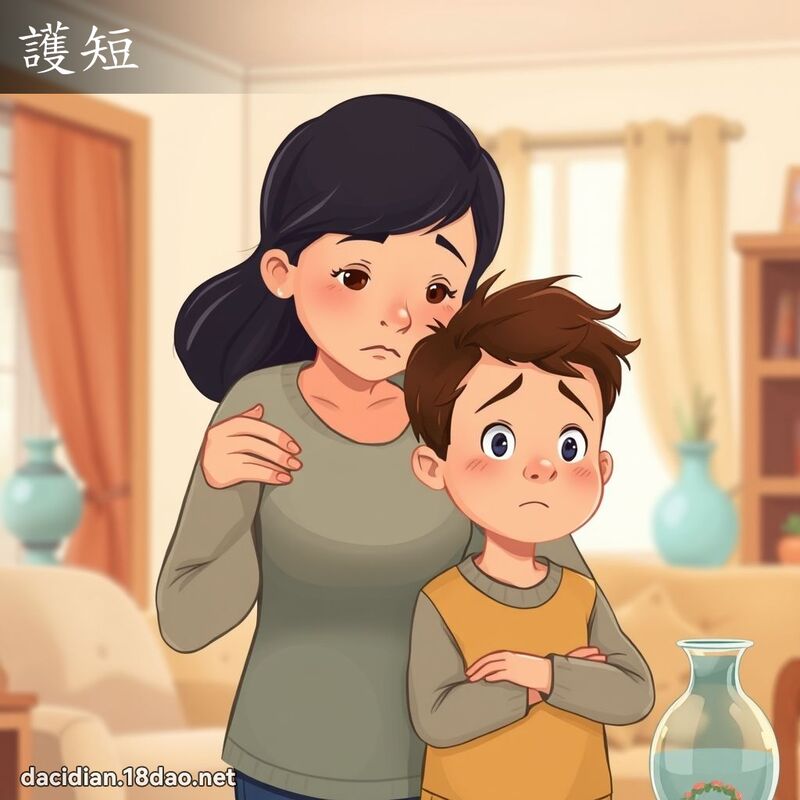 护短 - 国语大辞典配图