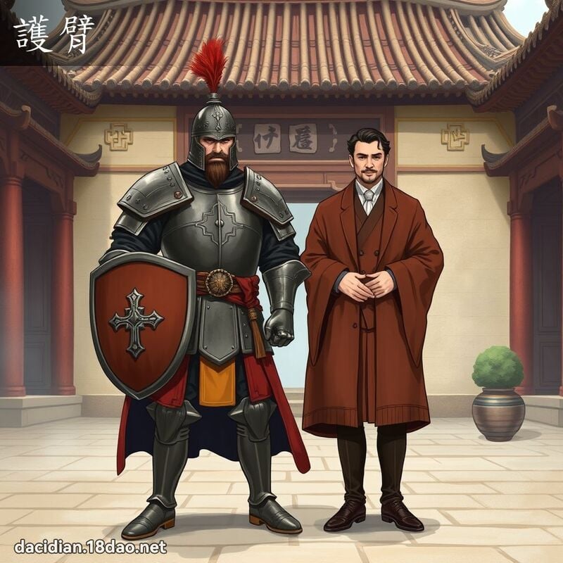 護臂 - 國語大辭典配圖