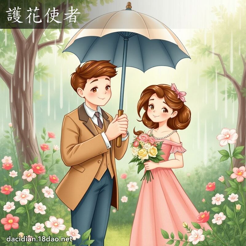 护花使者 - 国语大辞典配图