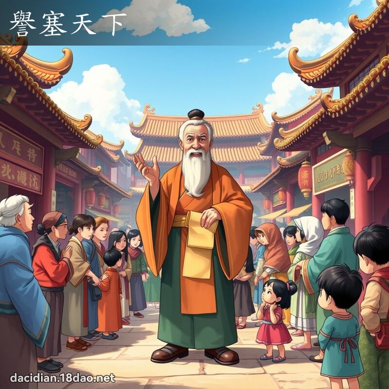譽塞天下 - 國語大辭典配圖