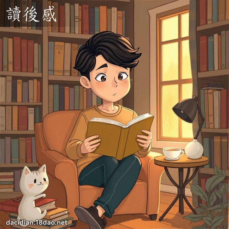 讀後感 - 國語大辭典配圖