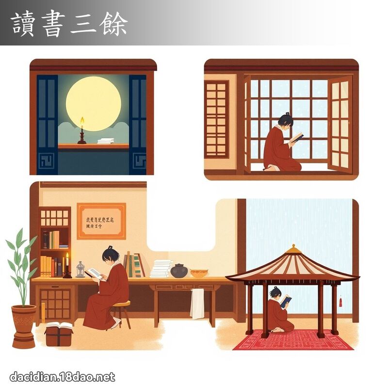 讀書三餘 - 國語大辭典配圖