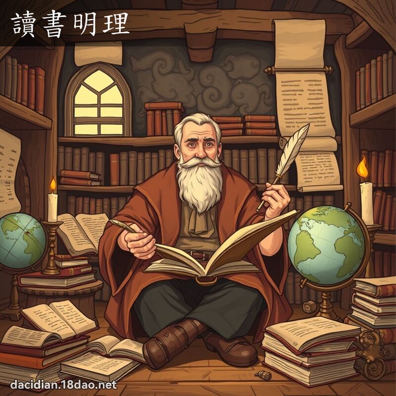 读书明理 - 国语大辞典配图