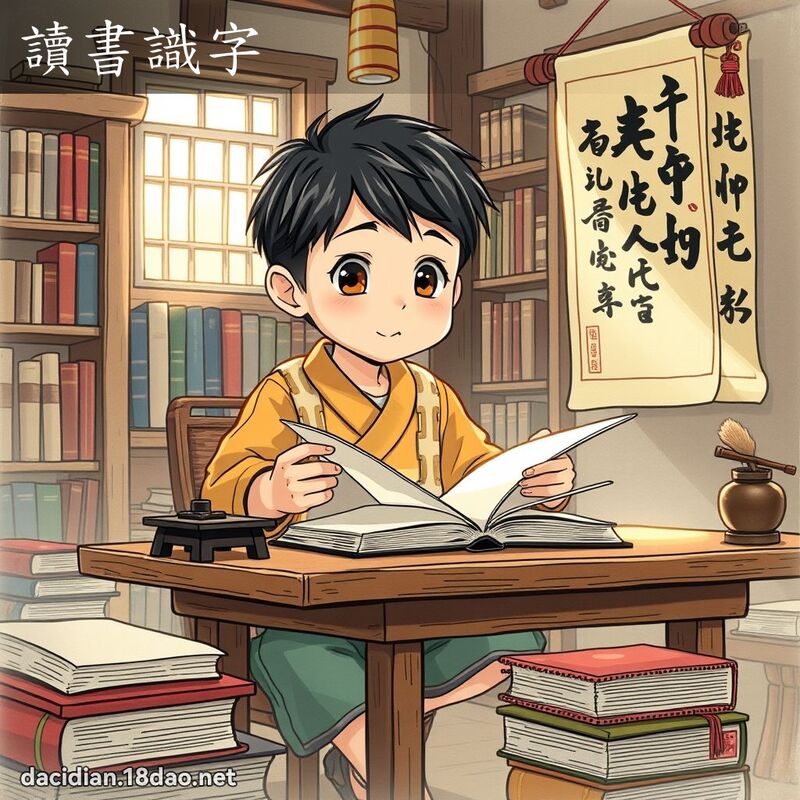 读书识字 - 国语大辞典配图