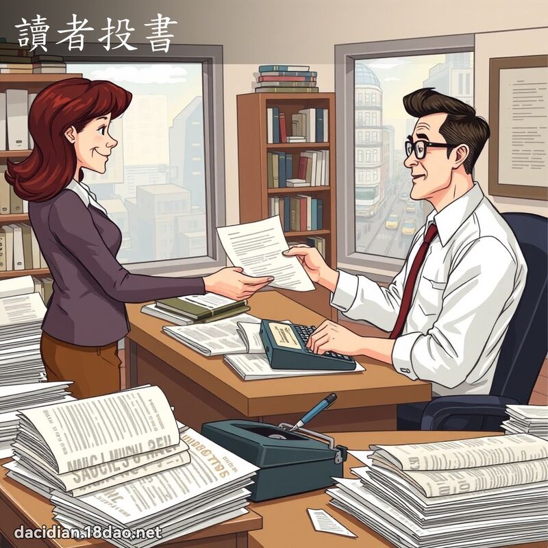读者投书 - 国语大辞典配图