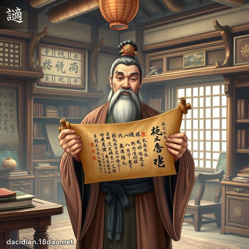 讁 - 國語大辭典配圖