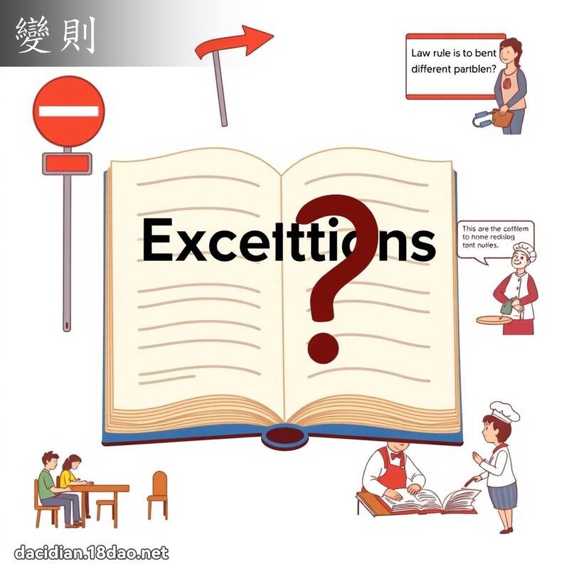变则 - 国语大辞典配图