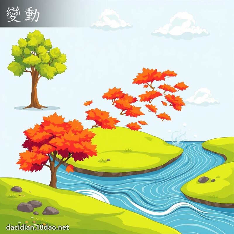 变动 - 国语大辞典配图