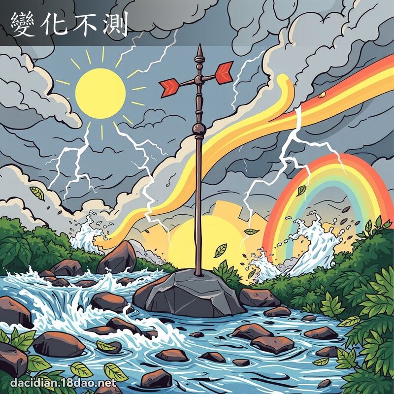 變化不測 - 國語大辭典配圖