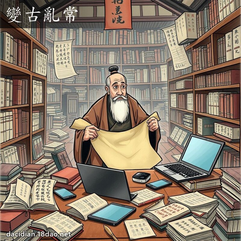 变古乱常 - 国语大辞典配图