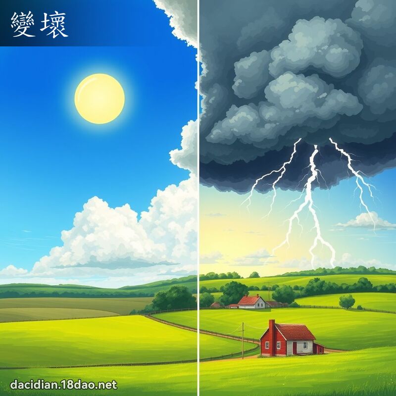 变坏 - 国语大辞典配图
