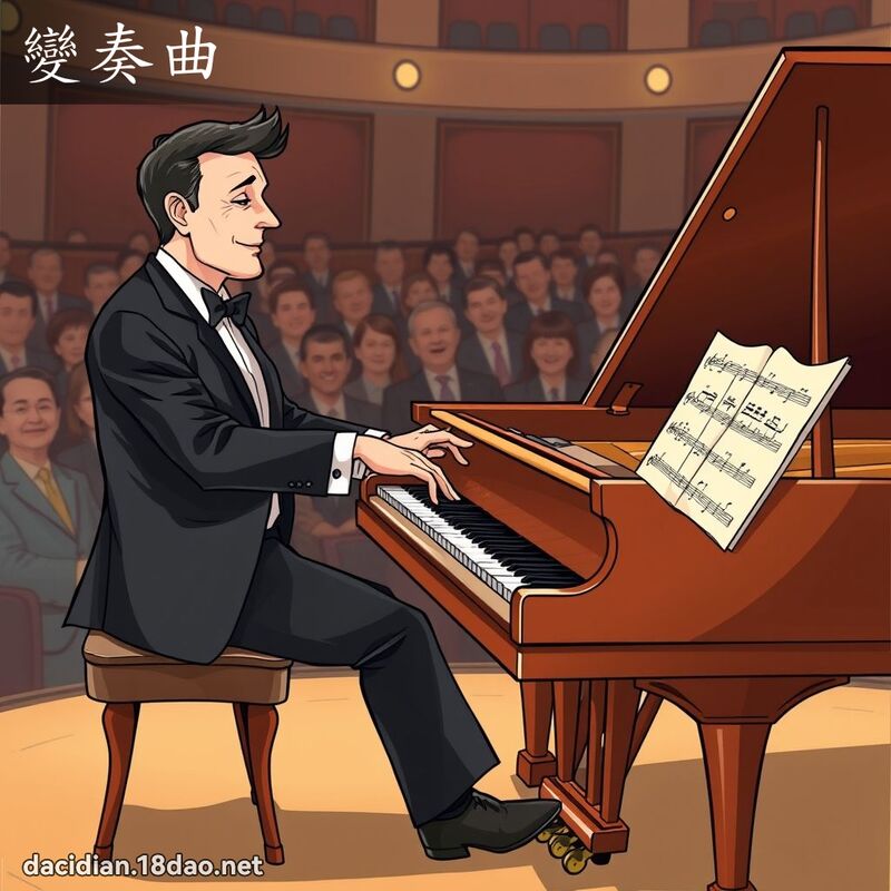 变奏曲 - 国语大辞典配图