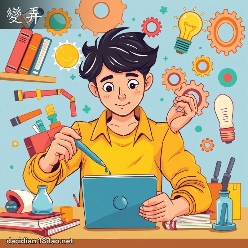 變弄 - 國語大辭典配圖