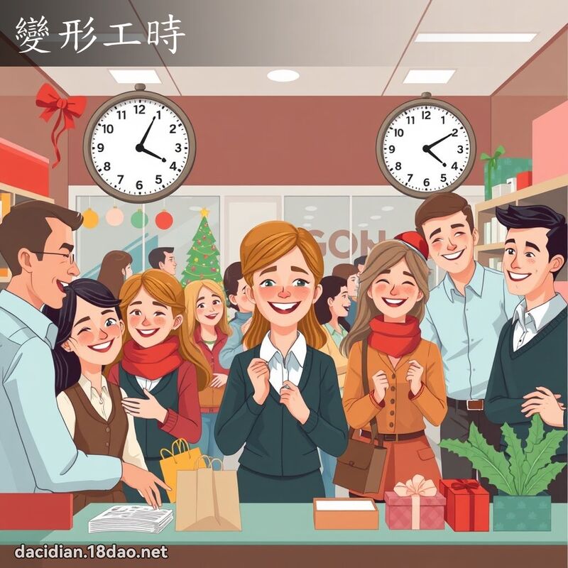 变形工时 - 国语大辞典配图