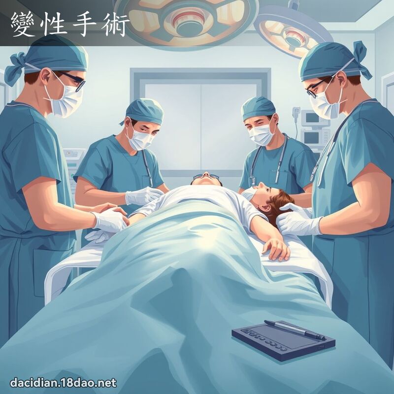 变性手术 - 国语大辞典配图