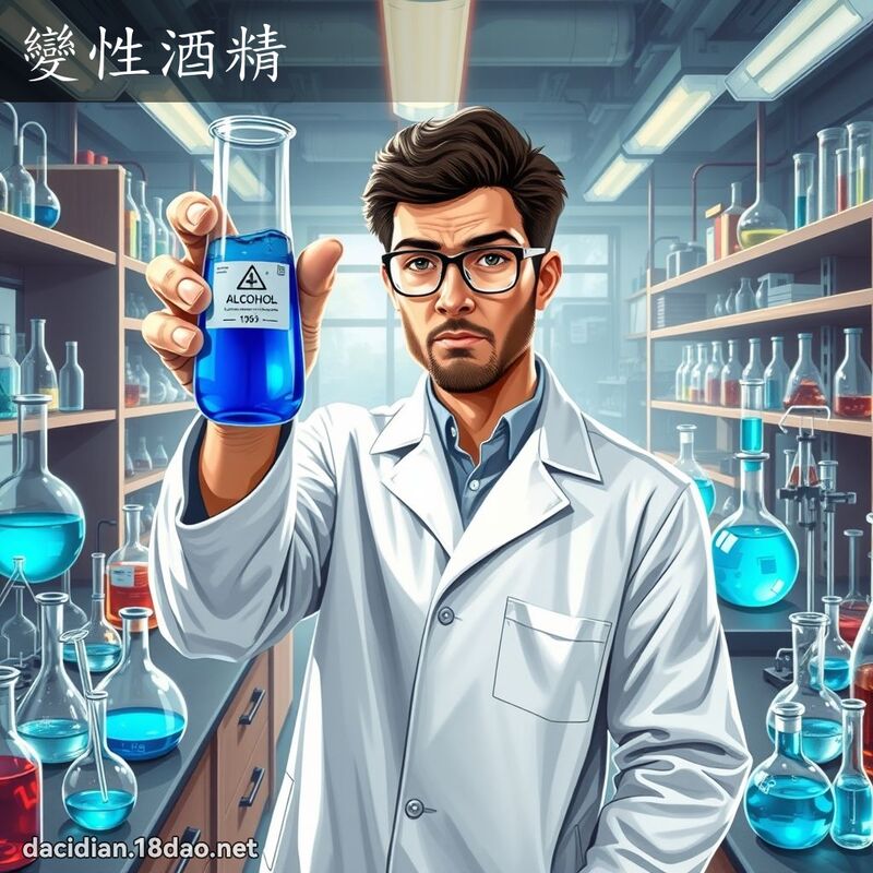 變性酒精 - 國語大辭典配圖