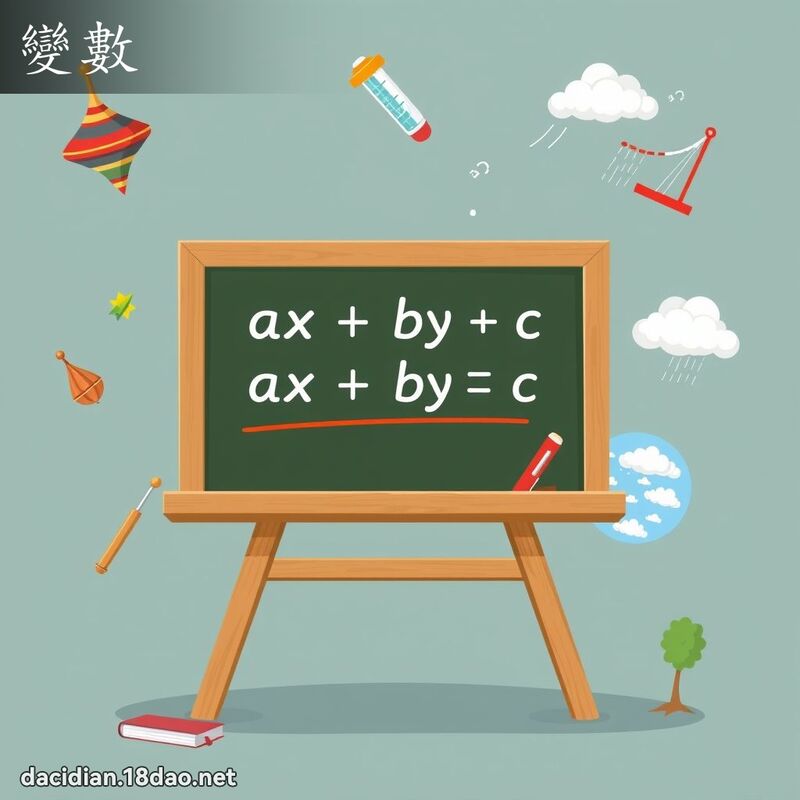 變數 - 國語大辭典配圖