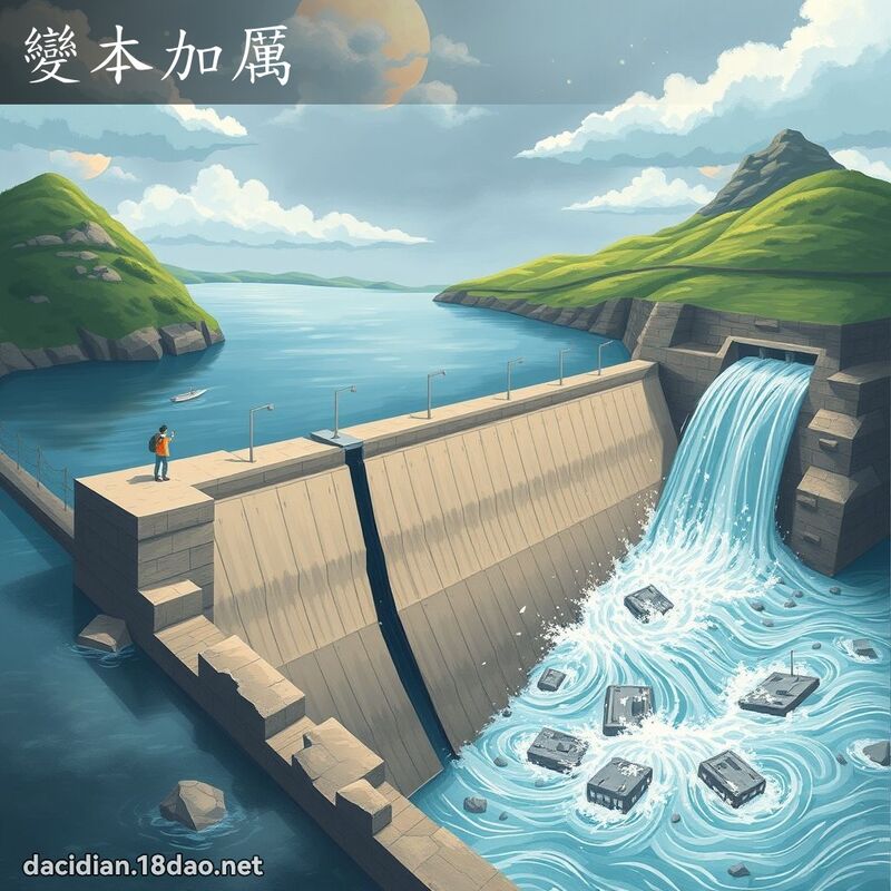 變本加厲 - 國語大辭典配圖