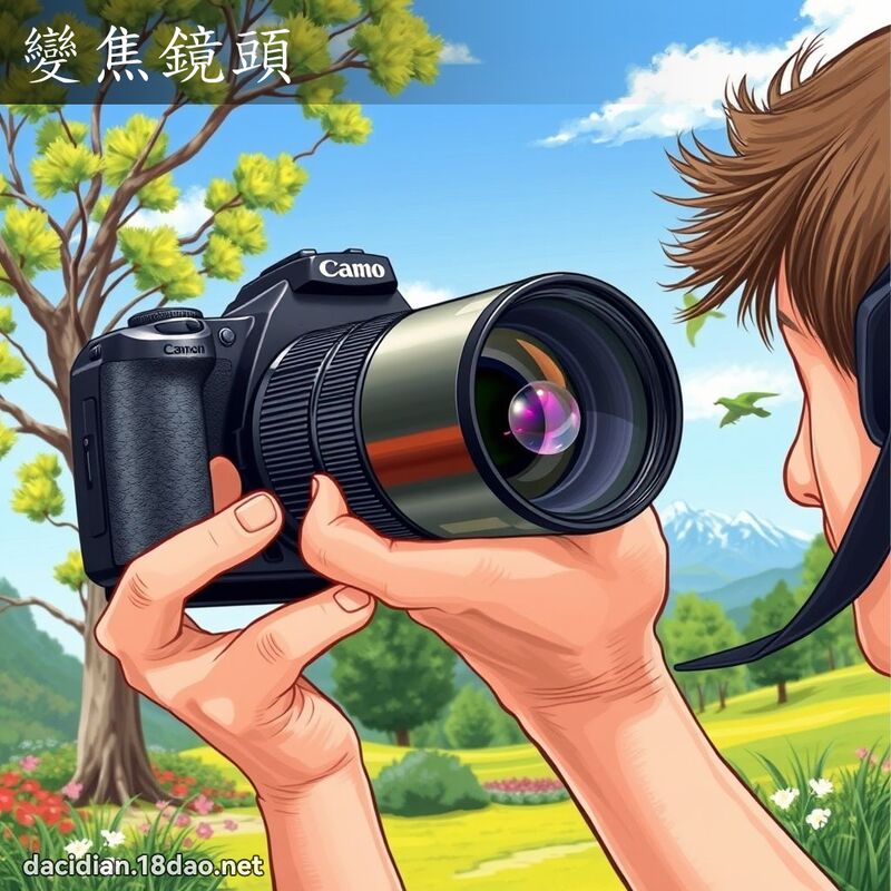 變焦鏡頭 - 國語大辭典配圖
