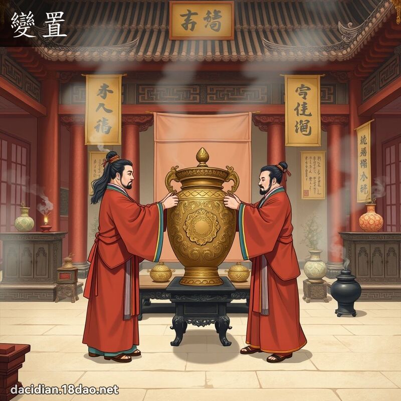 变置 - 国语大辞典配图
