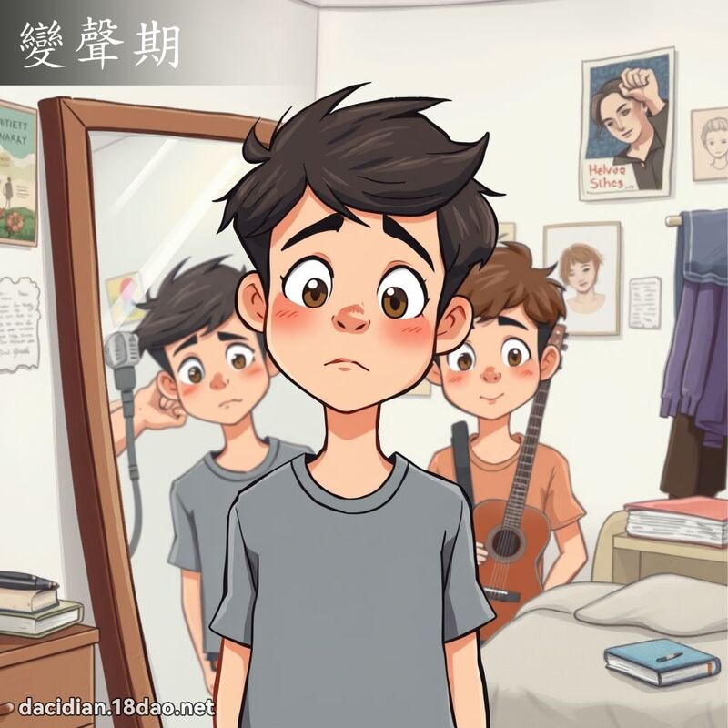 變聲期 - 國語大辭典配圖