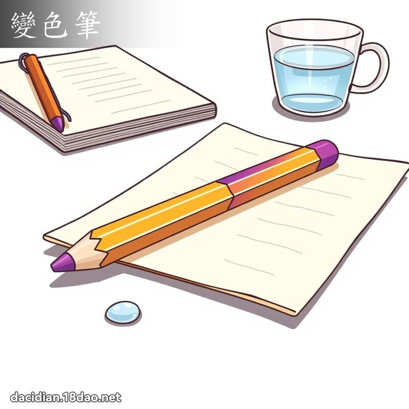 變色筆 - 國語大辭典配圖
