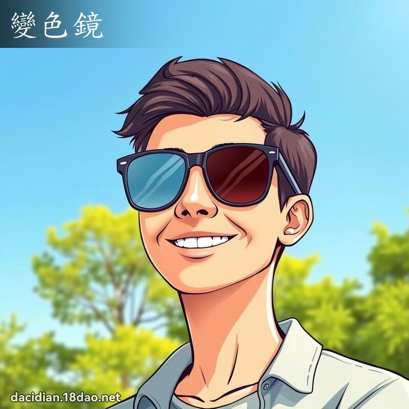 变色镜 - 国语大辞典配图