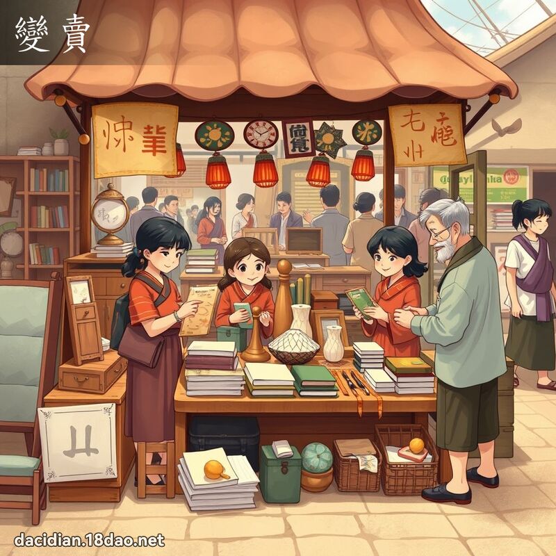 變賣 - 國語大辭典配圖