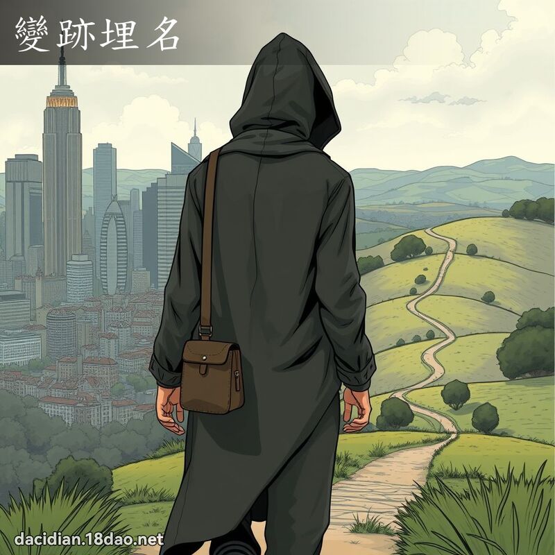 變跡埋名 - 國語大辭典配圖