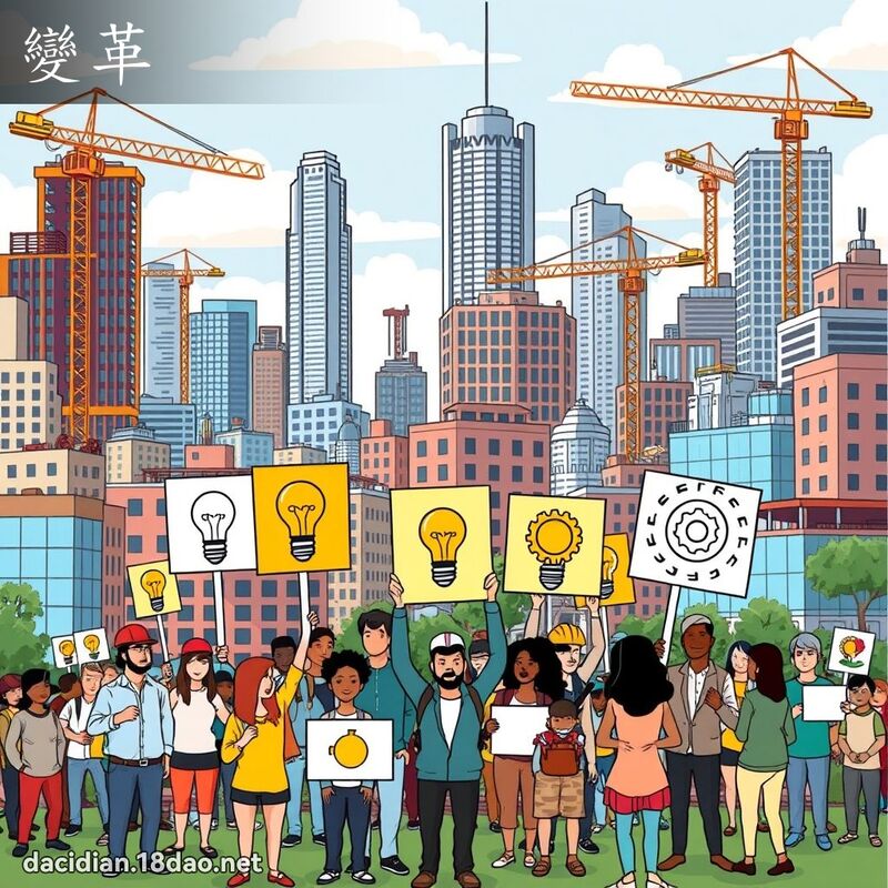變革 - 國語大辭典配圖