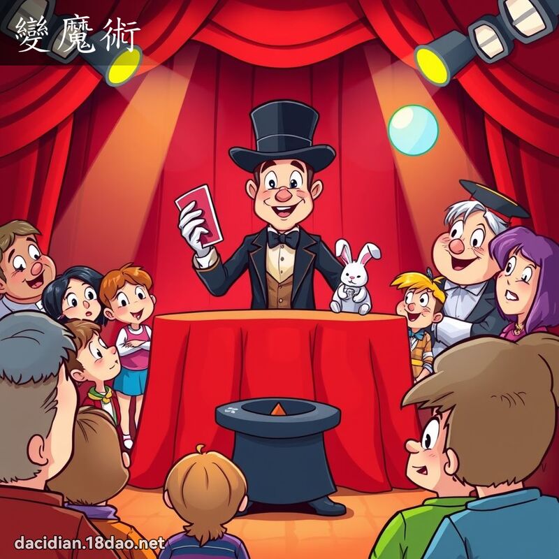 變魔術 - 國語大辭典配圖