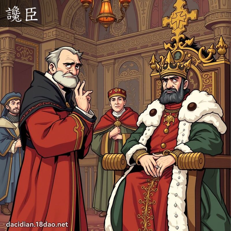 讒臣 - 國語大辭典配圖