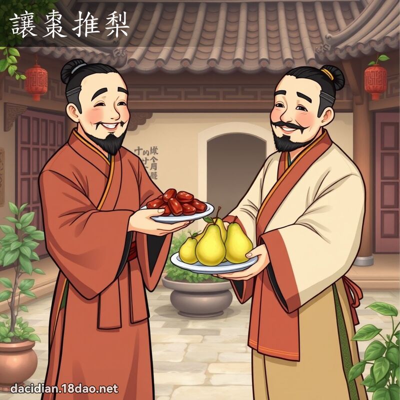 讓棗推梨 - 國語大辭典配圖