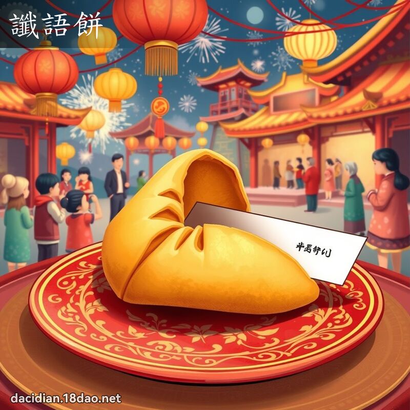 讖語餅 - 國語大辭典配圖