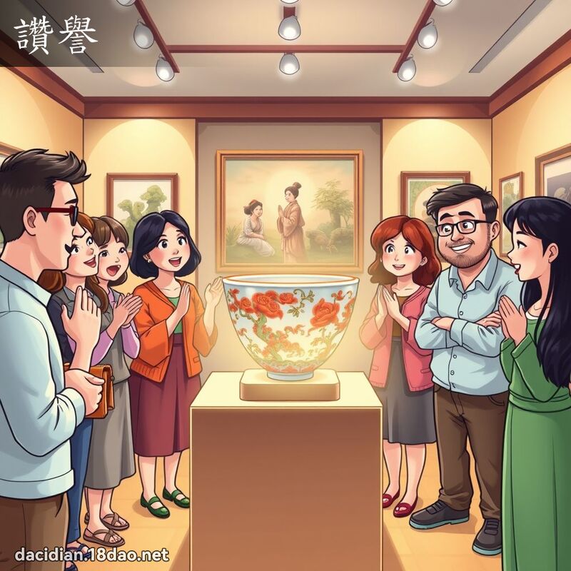 讚誉 - 国语大辞典配图