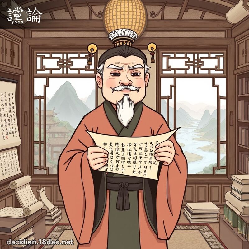 讜论 - 国语大辞典配图