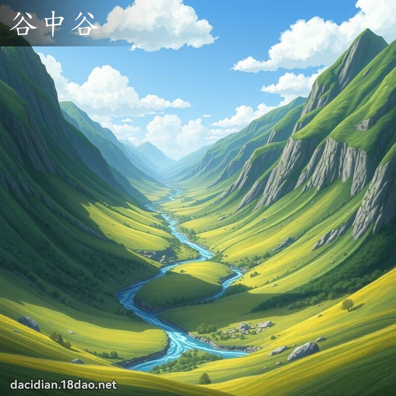 谷中谷 - 國語大辭典配圖