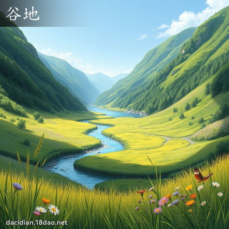 谷地 - 國語大辭典配圖