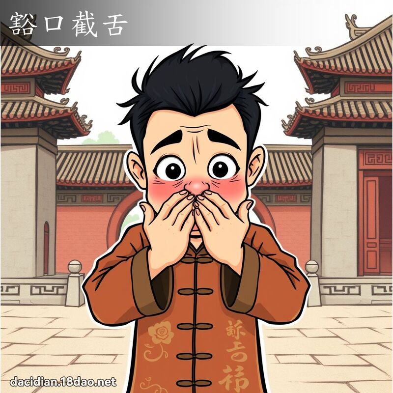 豁口截舌 - 国语大辞典配图